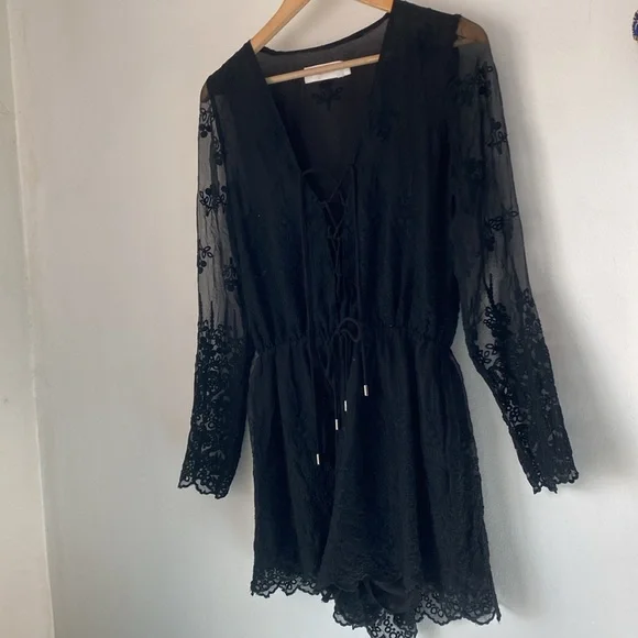 Zimmermann 1 (S) Lucia Silk Embroidered Romper - Picture 8 of 14